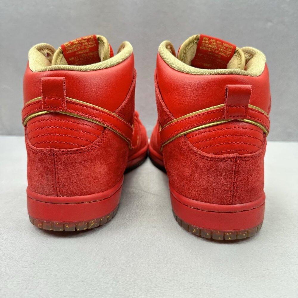 Nike SB Dunk High Premium Mens Size 8.5 Shoes Chinese New Year Red CNY 2014 - Picture 4 of 10